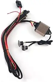 Car Seat Heating Pad Switch 12V 40A 3 Level Switch Relay Wiring Harness with On/Off Switch ，Compatible for Auto Universal