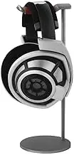 Headset Stand Headset Holder Universal Aluminum Alloy Headphone Stand Gaming Headset Stand Earphone Display Rack Hanger Bracket for Over Ear Headsets Desktop Headset Holder (Color : Grey)