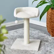 Two by Two Saint Paul - Off-White Scratching Post Cat Furniture - 20.5 in. Tall