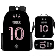 New Arrival Soccer Star Lionel Messi Printed Schoolbag Or Satchel Or Pen Bag Or Three-piece Backpack Students [XH]