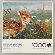 NEW Hautman Brothers Buffalo SPRINGTIME FOLLY Deer Butterfly Puzzle 1000 pc