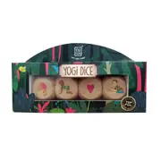 Yogi Fun Wooden Dice Game Yoga Indoor/Outdoor Activity Play Toy Kids/Children 5+
