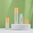 5/10ml Glass Dropper Roll on Steel Ball Essential Oil Vials Perfume Oil Cream