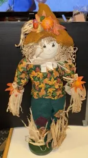 Fall Autumn Handmade 25 in Tall Scarecrow Decoration