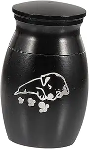ORFOFE Pet Urn for Ashes Elegant Jewelry Container for Dogs Durable Cremation Box Lightweight Memorial Keepsake with Unscrew Lid for Pet Remembrance