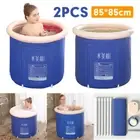 Portable Ice Bath Folding Bathtub Inflatable Cold Therapy Hot-Tub Spa Massage