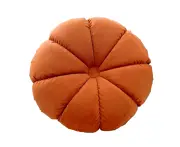 Fold Sofa Cushion Pillow, Pumpkin Round Pillow Home Decoration Seat Sofa Bed Car Pillow,Orange