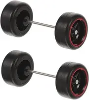 HOMSFOU 1 Set Replaceable Car Wheels for Scale Models Durable Tires for Cars Easy Installation Enhance Performance Strong Support for Vehicle Driving