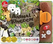 Best Learning Book Reader Animal Kingdom – Educational Talking Toy Animal Sound Book for Kids Children Toddler Aged 3 to 8 Years Old | Ideal Birthday Present for Animal Lover