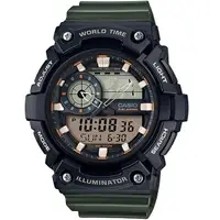 在飛比找樂天市場購物網優惠-CASIO 卡西歐 世界時間運動腕錶(AEQ-200W-3A