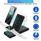Foldable 15W 3 In 1 Wireless Charger Station Suit For Apple Watch IPhone 11 USA