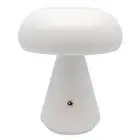 Boyle Rechargeable LED Portable Table Lamp Mushroom-Shaped 16x16x18cm White