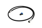 ACA 1.5m One-click Black Nylon & EPDM Pull Out Kitchen Mixer Tap Water Hose G1/2"