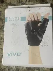 Vive Thumb BRACE Right or Left Adjustable Support, Black **FREE SHIPPING