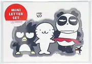 Sun-Star Stationery S8906343 Sanrio Letter Set, Die Cut Mini, Retro Sanrio Characters, Bad Butsumaru