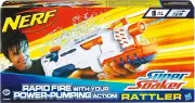 Nerf Rattler Water Pistol Blaster, Super Soaker Gun - White, Kids Toy