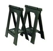 Stanley STST60952 Plastic Junior Folding Sawhorse 32 H x 5 W in.