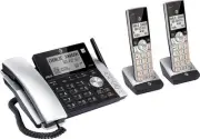 AT&T CL84215 DECT 6.0 1.90 GHz Cordless Phone - Silver (attcl84215)