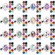 Aromatherapy Essential Oil Diffuser Car Clip Tree Of Life Perfume Lockets 10Pcs