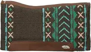Weaver Leather Synergy Contoured Performance Saddle Pad, 33" L x 38" W - 1" Thick, Merino Wool
