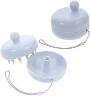 ARTSEWPLY Scalp Massager Tool for Hair Care Hair Scrub Brush Silicone Head Massage Cover Storage Strap