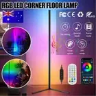 Smart LED Floor Lamp RGB Color Changing Corner Standing Lamps Mood Night Light
