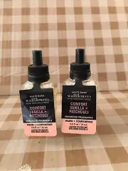 BATH AND BODY WORKS X2 Comfort Vanilla And Patchouli Frag Refill Bulbs