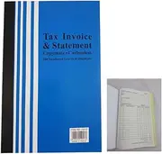 LYLAC TAX INVOICE & Statement Book, A5 Size, 100 Numbered Pages Carbonless Design