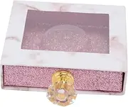 HONITANO 1Pc Empty Eyelash Case Portable Storage Box for False Eyelashes Compact Design for Travel Multi Functional Organizer Easy Access Style