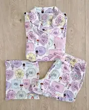 Peter Alexander Kids Pink Polly Pocket Friends Shortie Pj Set Size 14 - BNWT