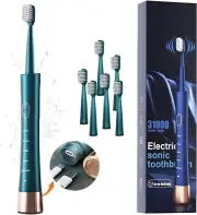 High Vibration Sonic Electric Toothbrush for Adults with 2 Minutes Smart Timer,