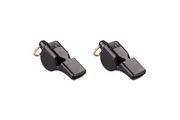 2PK Fox 40 Summit Mini Whistle Outdoor Coaching Training Sports Accessory Black