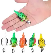 5Pcs/Box Colorful Fishing Bait, Colorful Soft Simulating Duck Shape Lure Hook Fishing Bait for Catching Fishes