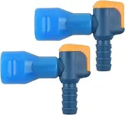 Pack of 2 x 90 Degree Hydration Pack Bite Valves Replacement Mouthpiece Valve for Hydration Backpack Water Bladder