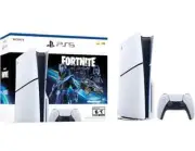 Brand New Sony PlayStation 5 Slim Console - Fortnite Cobalt Star Bundle, White