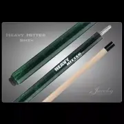 NEW IMPROVED VERSION, Jacoby Heavy Hitter Break Cue, FREE HARD CASE (Green)