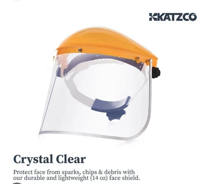 Clear Full Face Shield Visor Mask – Face And Head Coverage- Ideal For Auto (A-1)