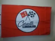 CORVETTE STING RAY RACING FLAGS 3FT X 5FT-EXCELLENT QUALITY-USA SELLER