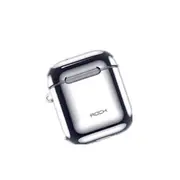 2PCS Electroplated Plated Hard Headphone Case for Apple Airpods Bluetooth Earphone Protective Case Shell for Airpods Case Cover black