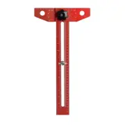 Woodworking Scriber Marking Line Ruler Woodworking Ruler with Adjustable Angles