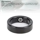 Hot Smart Ring Black Lightweight Temperature Sleep Tracking Step Counter Smart