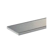 Metal Mate 38.1 x 4mm x 1m Mill Finish Aluminium Fluted Strip