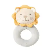 Jiggle & Giggle Plush Lion Rattle Soft Play Baby/Infant Kids Sensory Toy 0m+