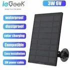 Type-C Port Solar Panel for ieGeek Wireless Battery Security Camera CCTV System