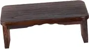 Outanaya Wooden Meditation Bench Zen Stool Kneel Sit Stool Small Non-Slip for Home Kneeling Chair