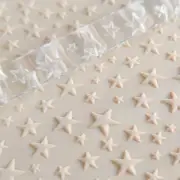 Rolling Pins Acrylic Star Pattern Decorating Tool Baking Dough Embossing Rollers