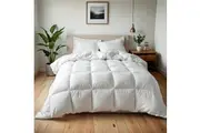 Royal Comfort 500GSM 95% Goose Feather 5% Down Quilt Duvet All-Seasons