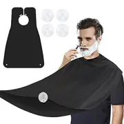 2Packs Beard Bib Apron Beard Shaving Cloth for Shaving and Trimming Beard Hair