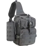 Tactical Sling Military Shoulder Backpack EDC Assault Range Bags (Grey)