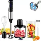 5 in 1 Immersion Hand Blender, 1000W Powerful Hand Stick Blender with 500ML Chop